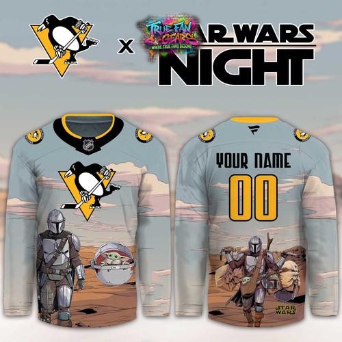 Pittsburgh Penguins Star Wars Night 2026 Limited Personalized Hockey Jersey