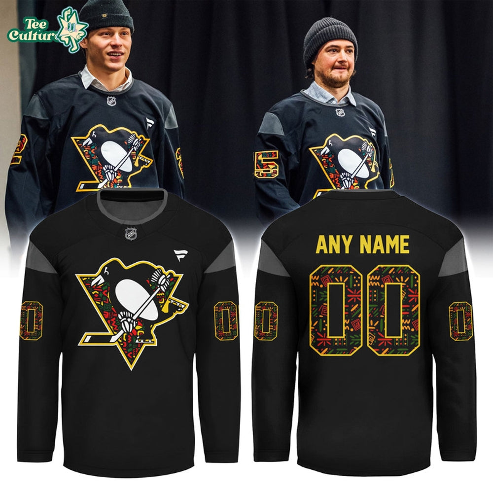 Pittsburgh Penguins x Black History Night 2026 Special Hockey Jersey