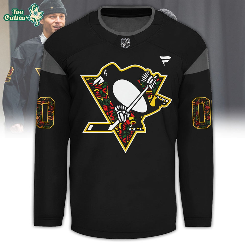 Pittsburgh Penguins x Black History Night 2026 Special Hockey Jersey