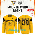 Pittsburgh Penguins x Fourth Wing Night 2026 Hockey Jersey