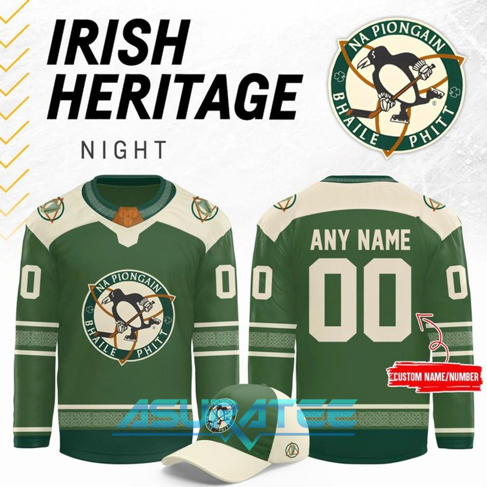 Pittsburgh Penguins x Irish Heritage Night 2026 Hockey Jersey