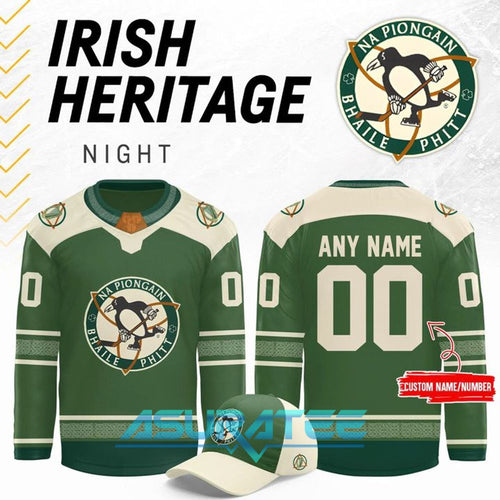 Pittsburgh Penguins x Irish Heritage Night 2026 Hockey Jersey