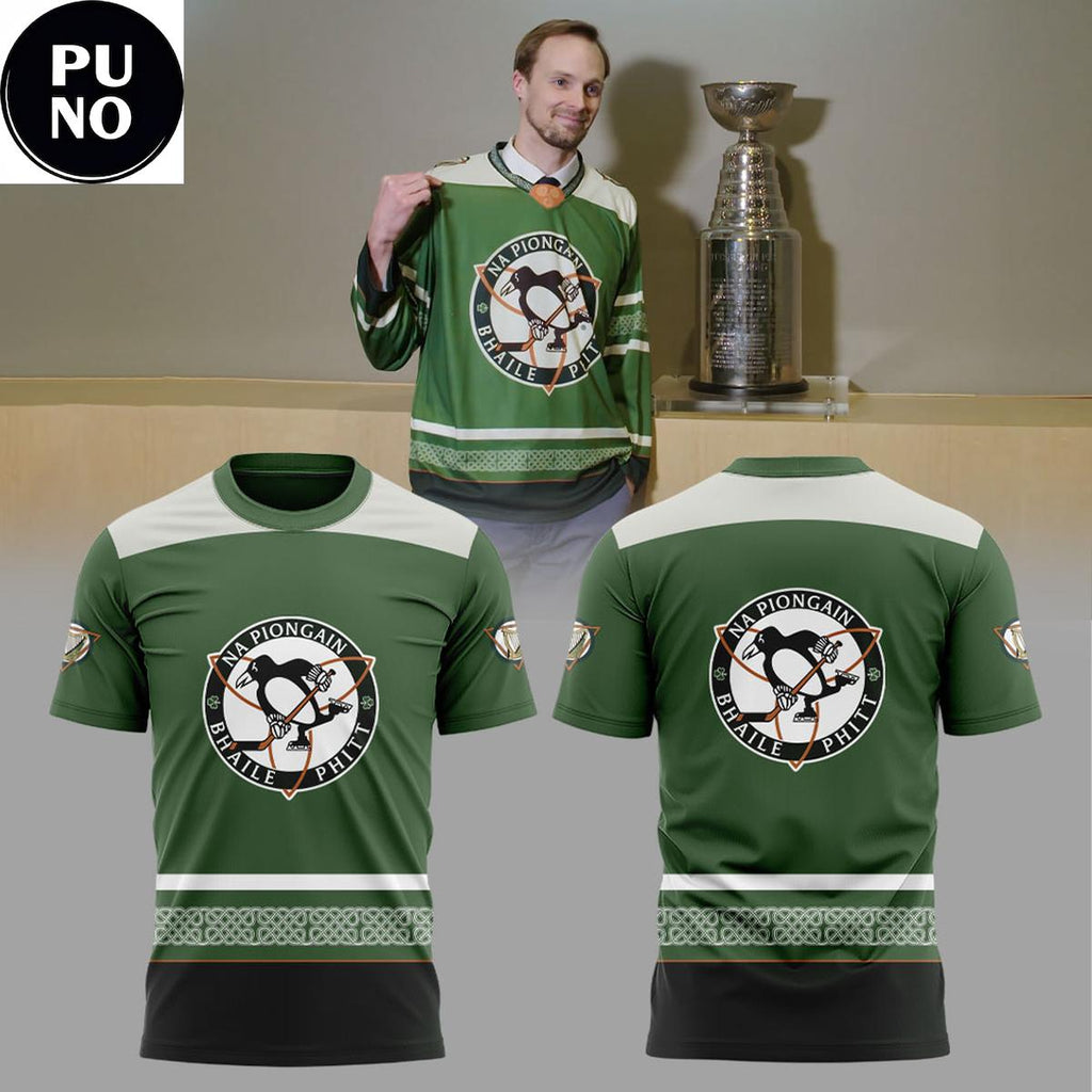 Pittsburgh Penguins x Irish Heritage Night 2026 Hoodie T-Shirt
