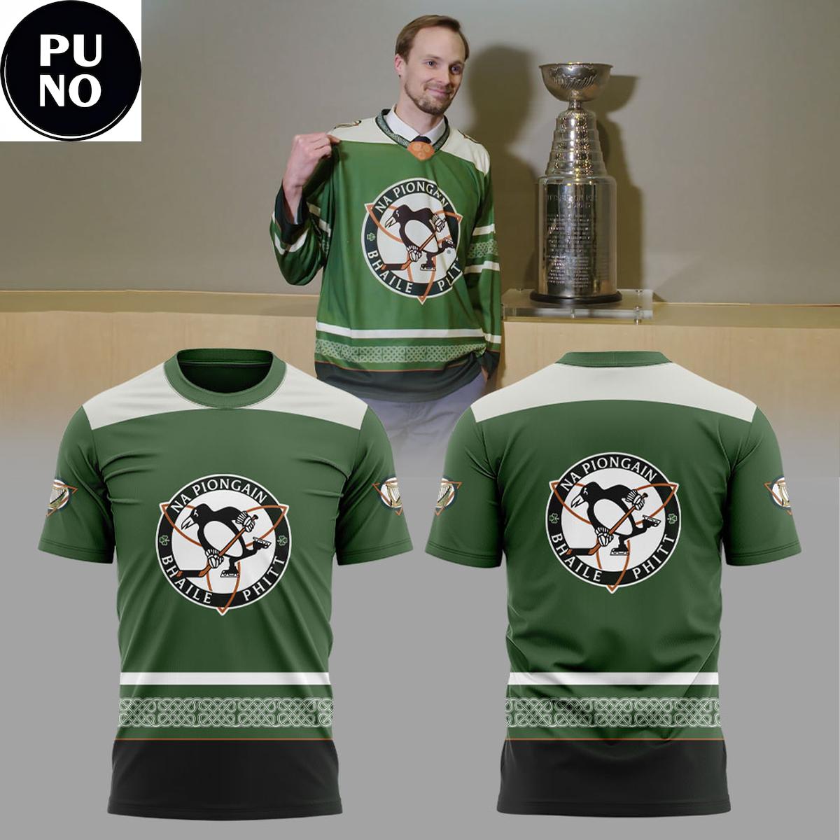 Pittsburgh Penguins x Irish Heritage Night 2026 Hoodie T-Shirt