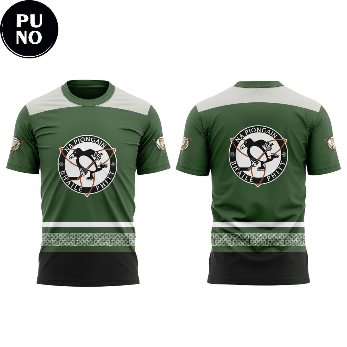 Pittsburgh Penguins x Irish Heritage Night 2026 Hoodie T-Shirt