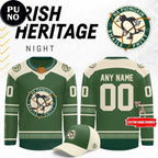 Pittsburgh Penguins x Irish Heritage Night 2026 Personalized Hockey Jersey