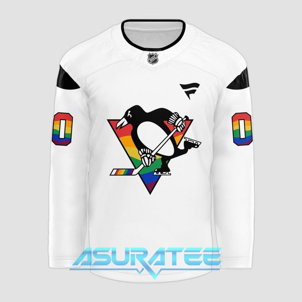 Pittsburgh Penguins x Pride Auction 2025 Special Hockey Jersey