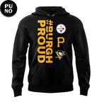 Pittsburgh Penguins x Steelers x Pirates 2026 Burgh Proud Hoodie T-Shirt
