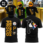 Pittsburgh Penguins x Steelers x Pirates 2026 Burgh Proud Hoodie T-Shirt