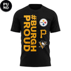 Pittsburgh Penguins x Steelers x Pirates 2026 Burgh Proud Hoodie T-Shirt