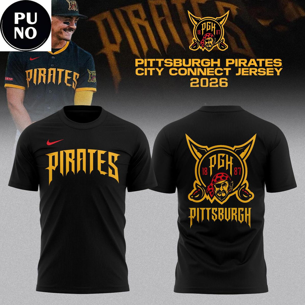 Pittsburgh Pirates City Connect 2026 Hoodie T-Shirt