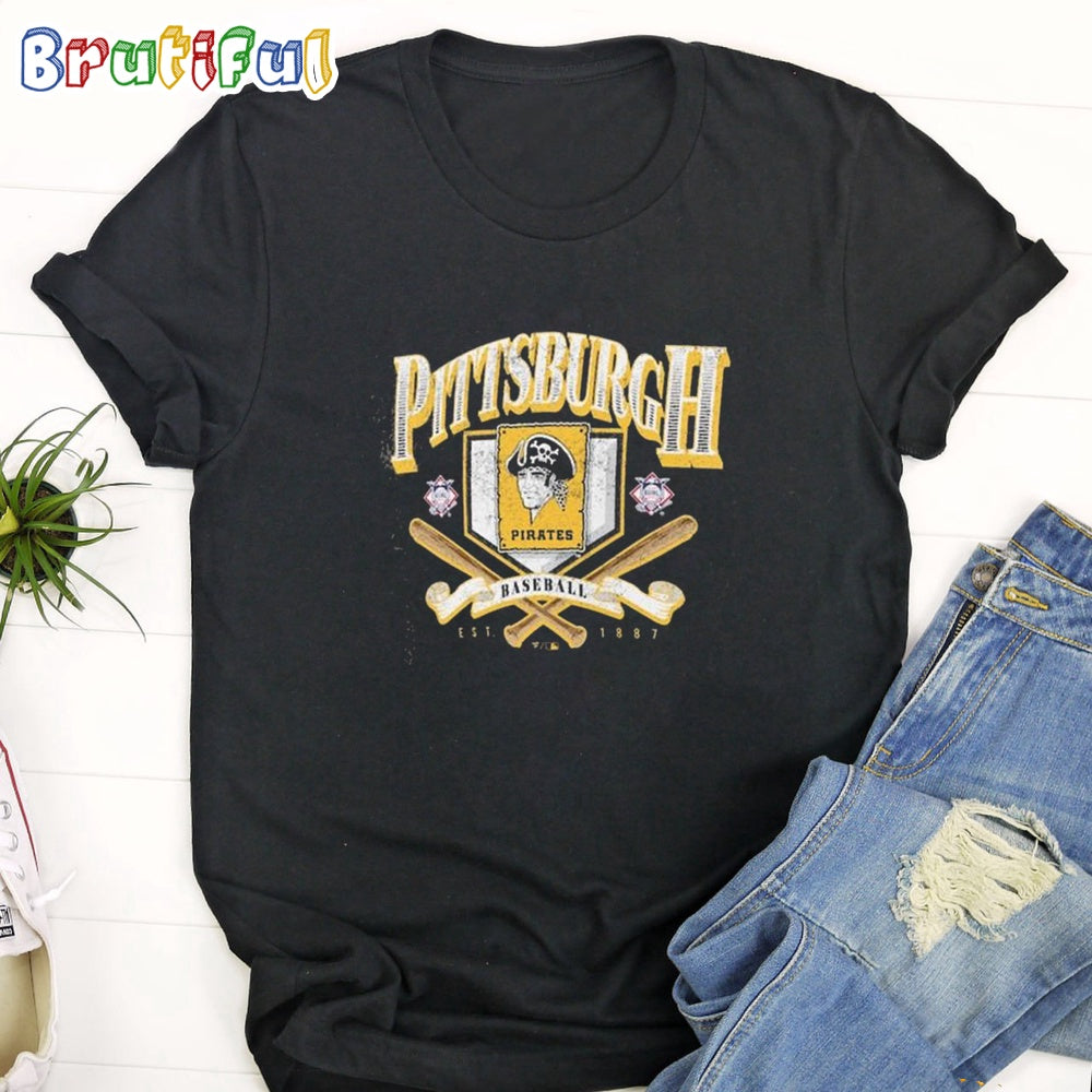 Pittsburgh Pirates Home Team Tri-blend Baseball T Shirt