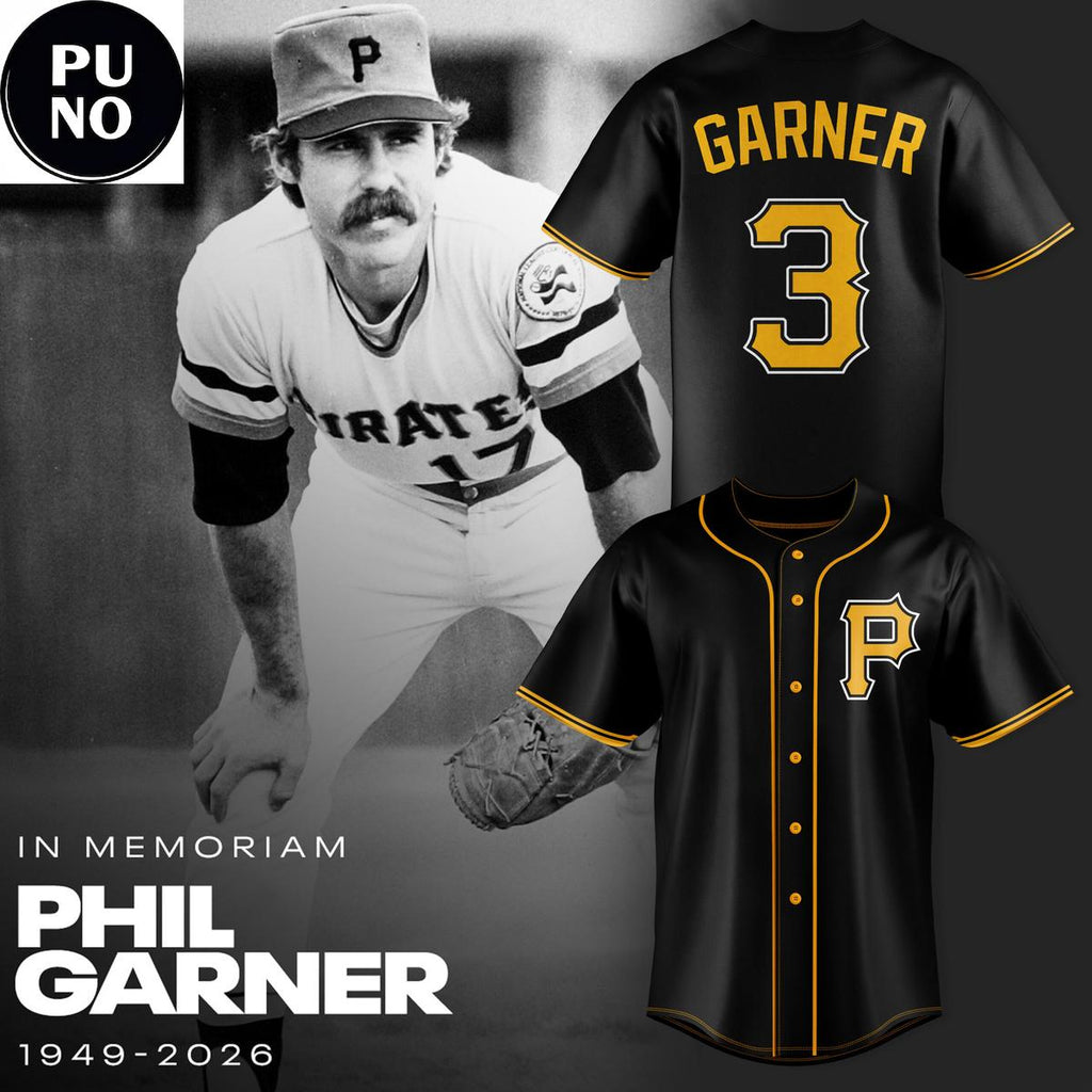 Pittsburgh Pirates In Loving Memory of Phil Garner 1949-2026 Baseball Jersey