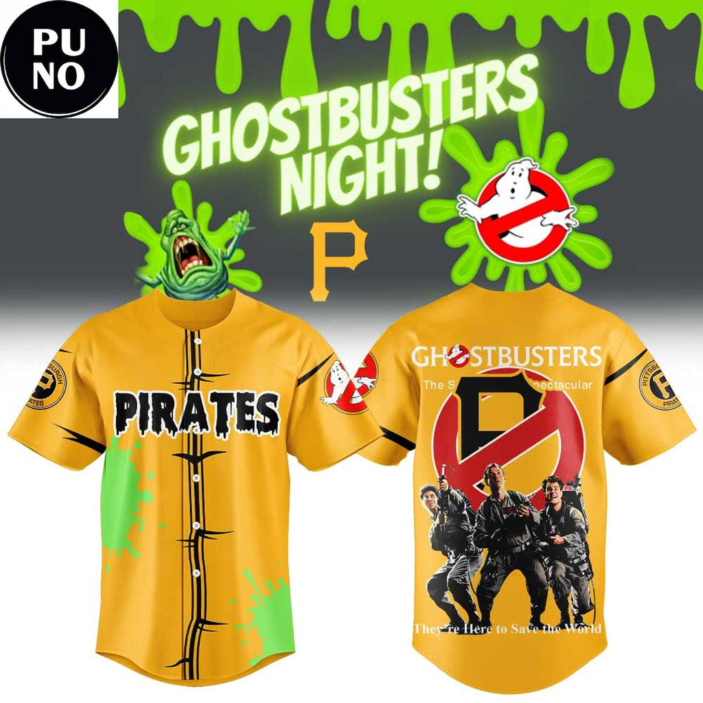 Pittsburgh Pirates x Ghostbusters Night 2026 Baseball Jersey