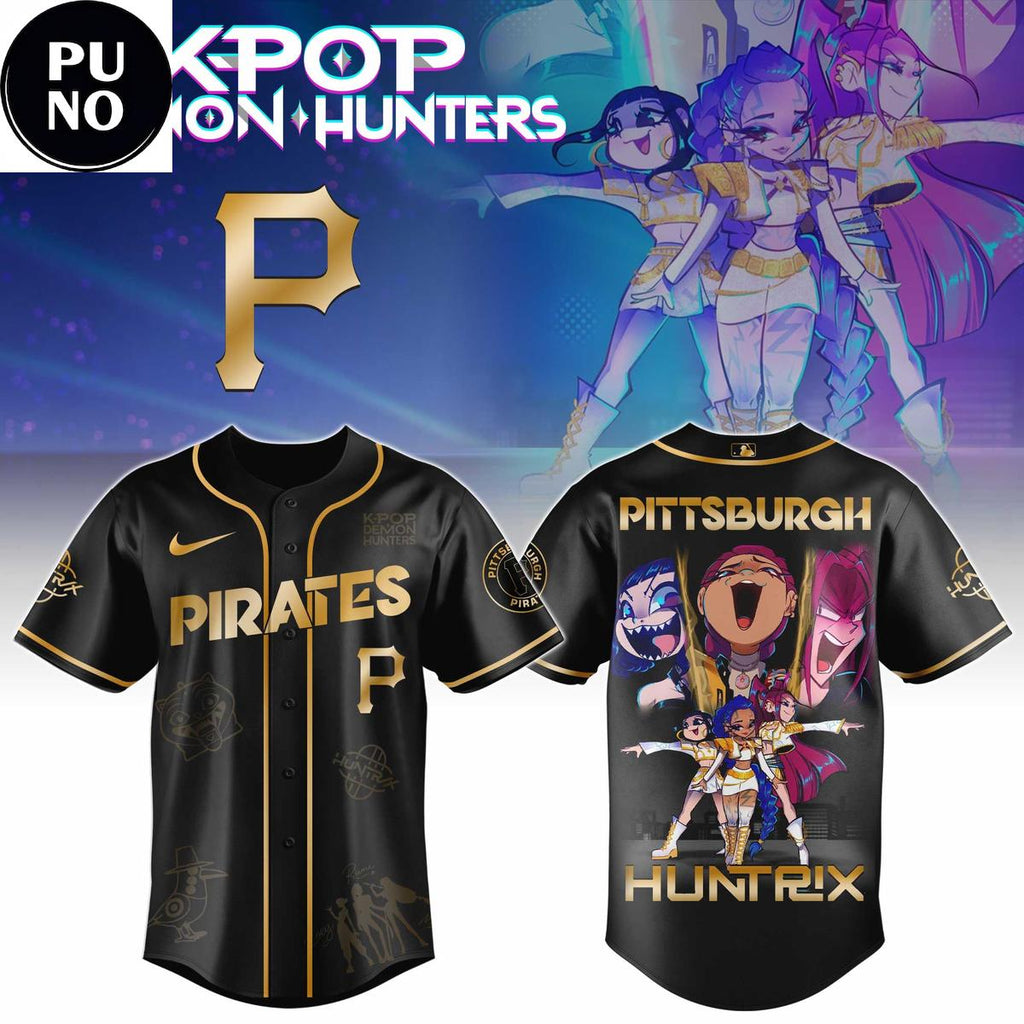 Pittsburgh Pirates x Kpop Demon Hunter Golden 2026 Baseball Jersey