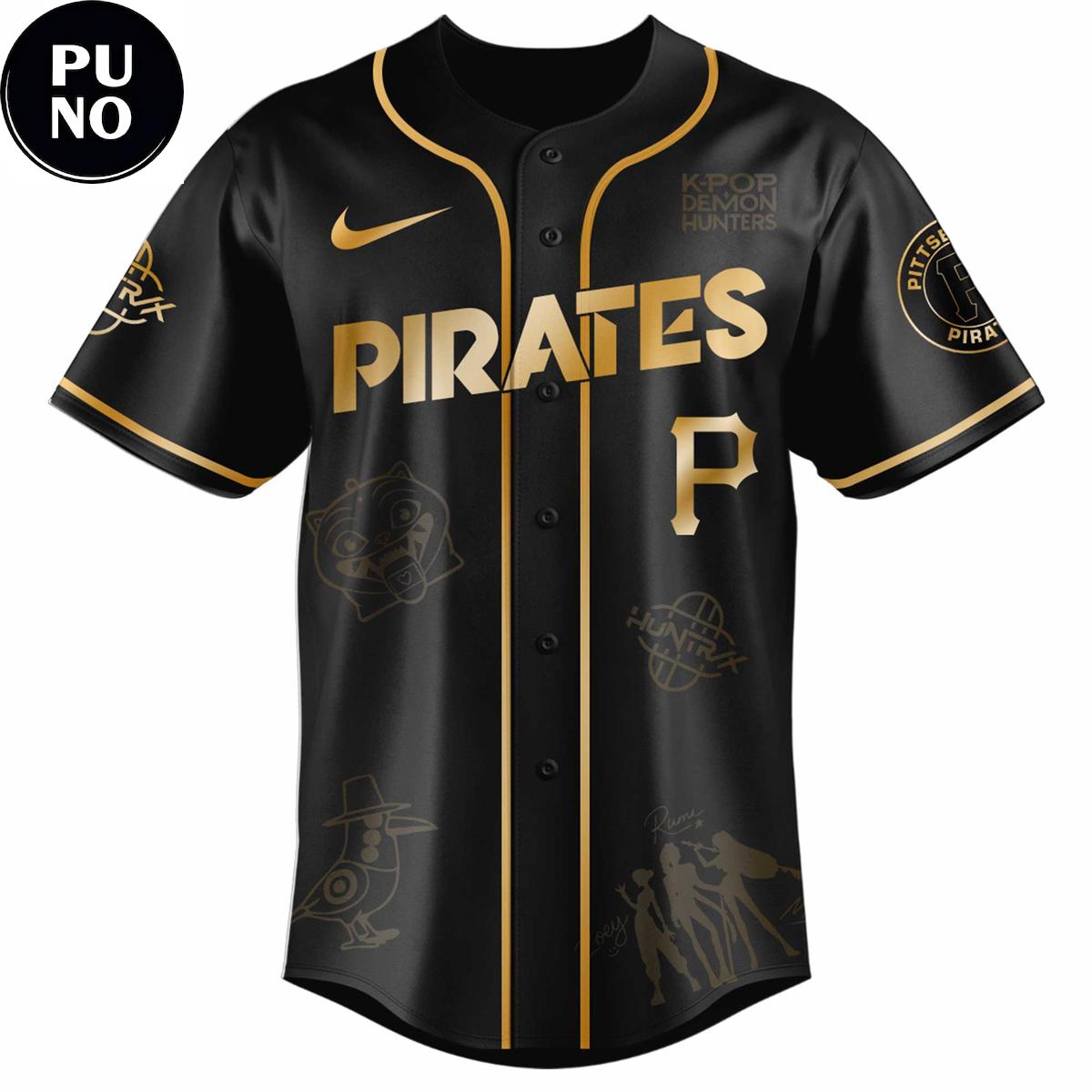 Pittsburgh Pirates x Kpop Demon Hunter Golden 2026 Baseball Jersey