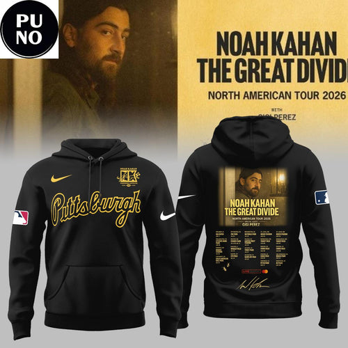 Pittsburgh Pirates x Noah Kahan The Great Divide Tour 2026 Schedule Hoodie