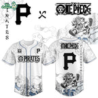 Pittsburgh Pirates x One Piece Jersey 2026 Luffy Gear 5