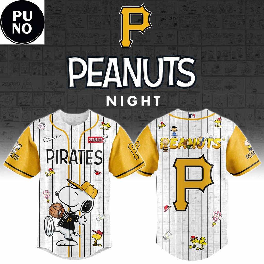 Pittsburgh Pirates x Peanuts Night 2026 Baseball Jersey