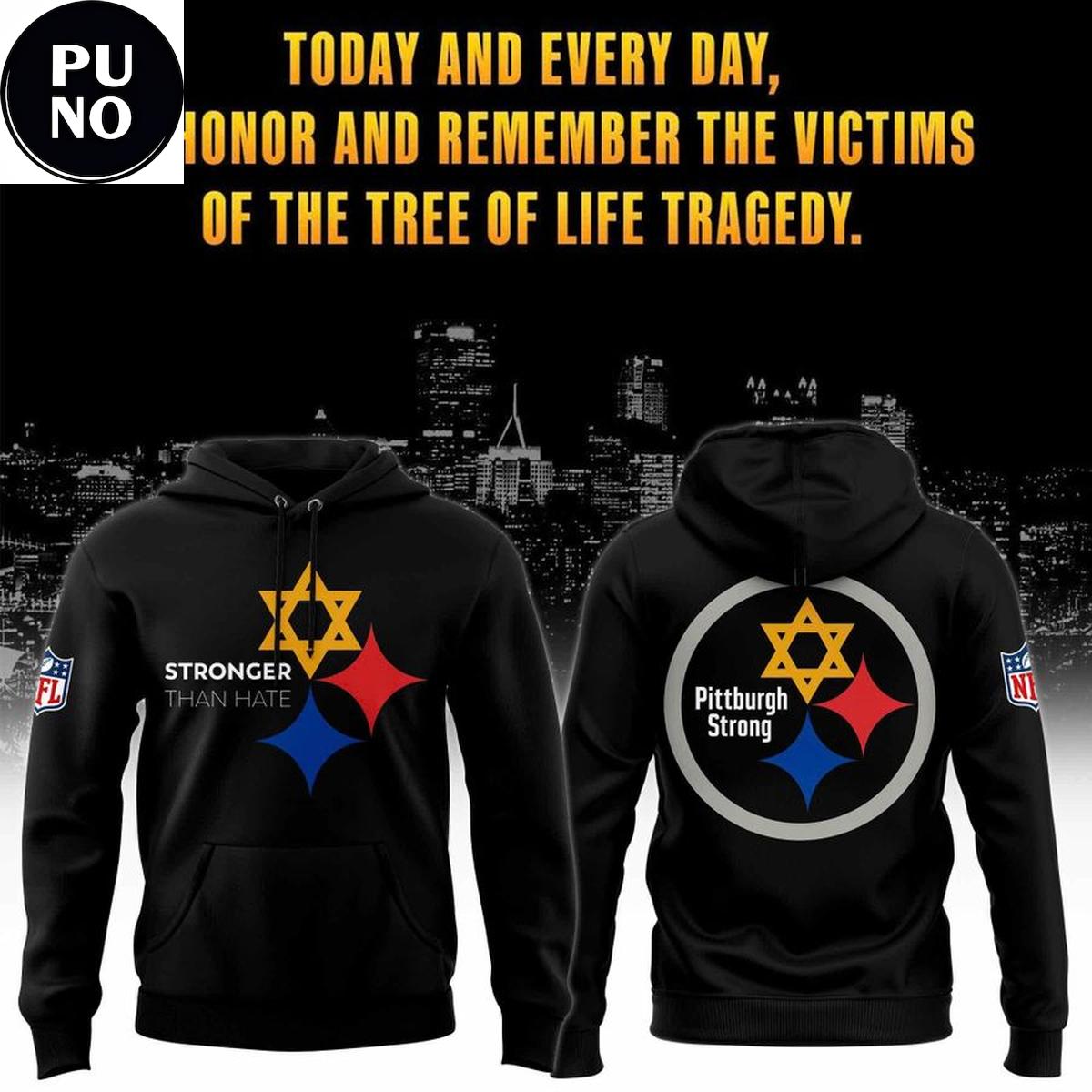 Pittsburgh Steelers 2026 Stronger Than Hate Hoodie T-Shirt