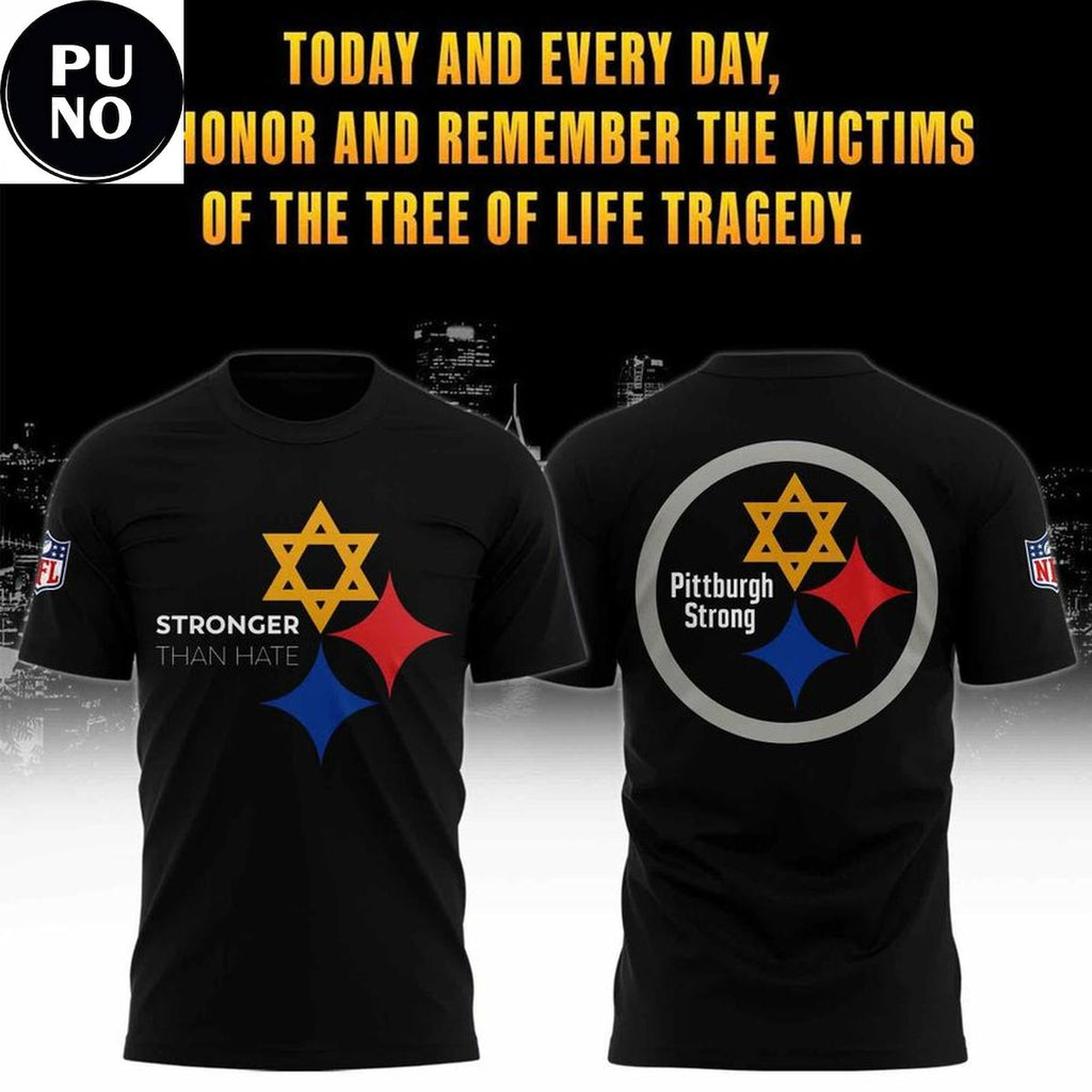 Pittsburgh Steelers 2026 Stronger Than Hate Hoodie T-Shirt