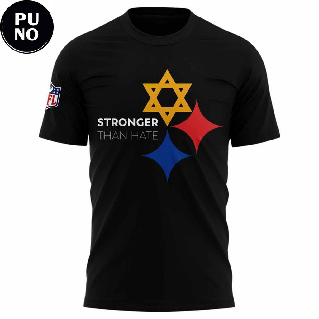 Pittsburgh Steelers 2026 Stronger Than Hate Hoodie T-Shirt