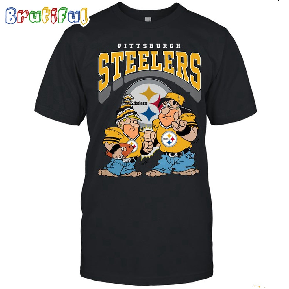 Pittsburgh Steelers Flintstones Football T Shirt