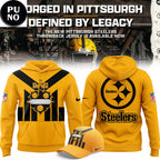 Pittsburgh Steelers Gold Alternate 1933 Throwback Game 2026 Hoodie