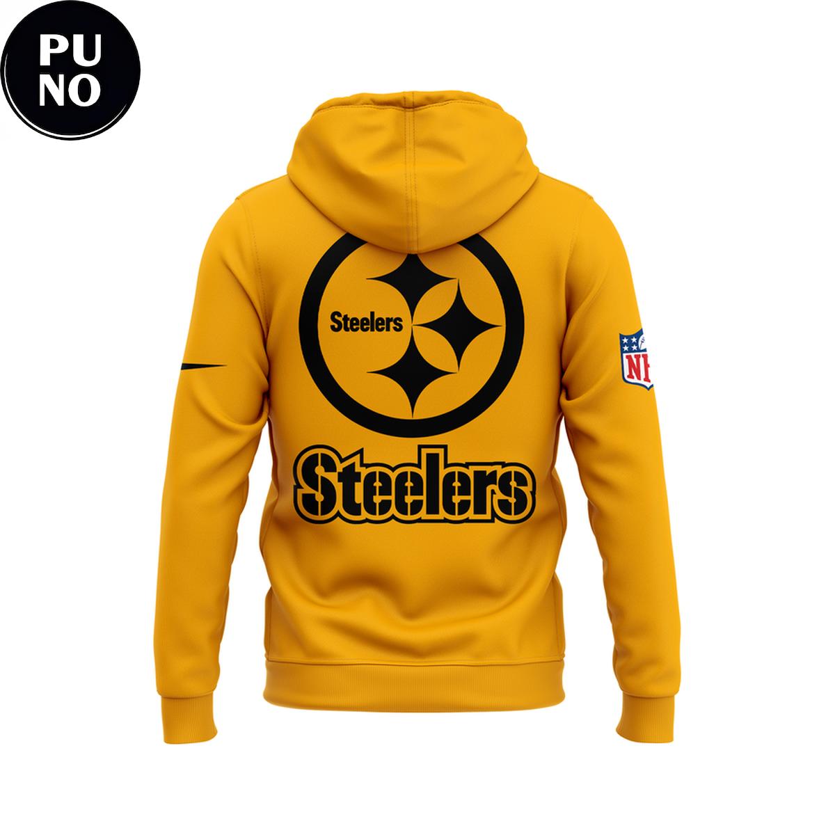 Pittsburgh Steelers Gold Alternate 1933 Throwback Game 2026 Hoodie
