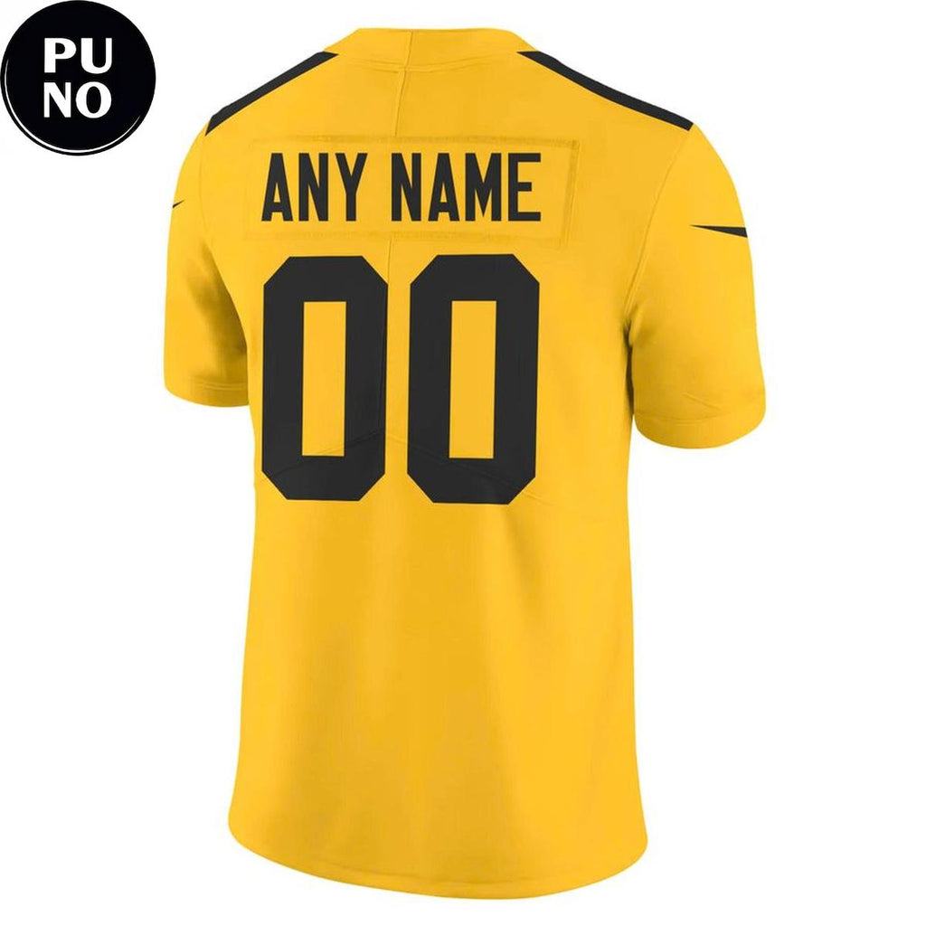 Pittsburgh Steelers Gold Alternate 1933 Throwback Game 2026 Personalized Football Jersey