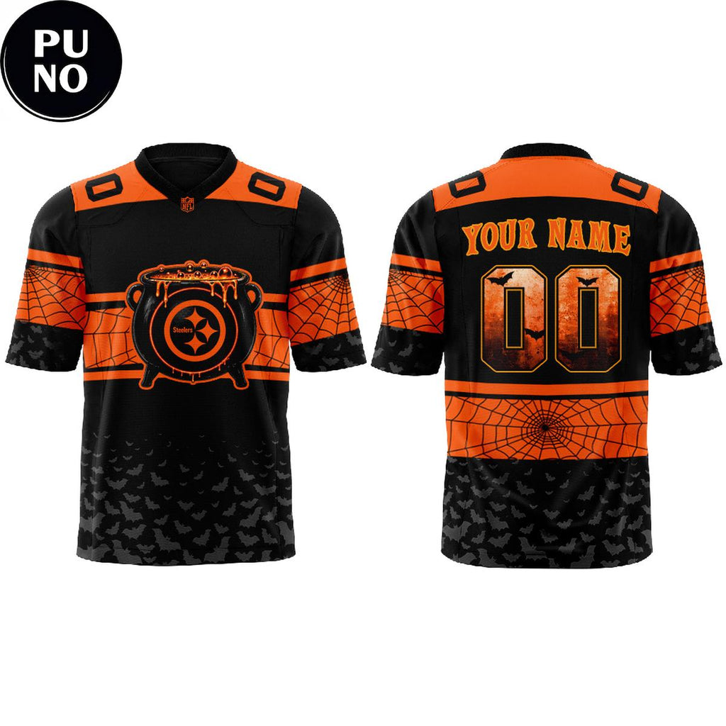 Pittsburgh Steelers Happy Halloween Day 2026 Personalized Football Jersey