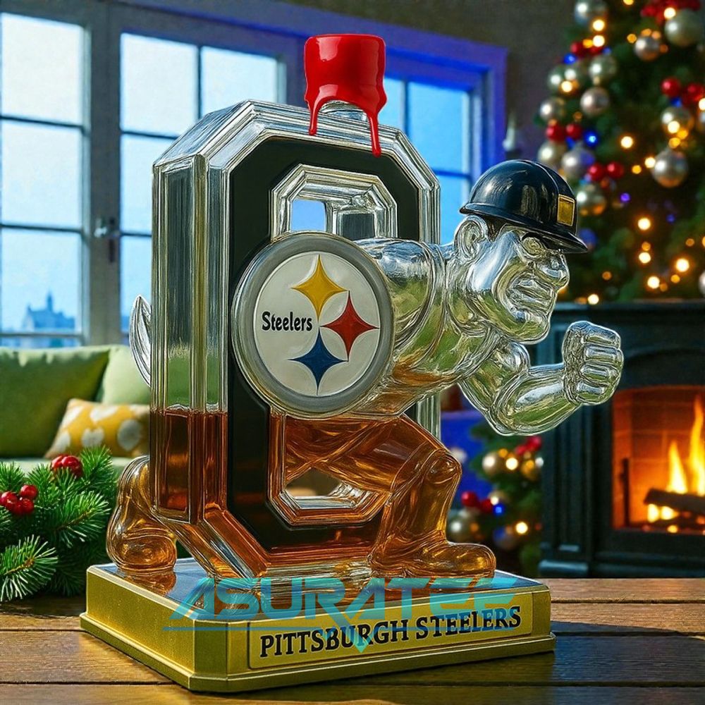 Pittsburgh Steelers Limited Edition Whiskey Bottle