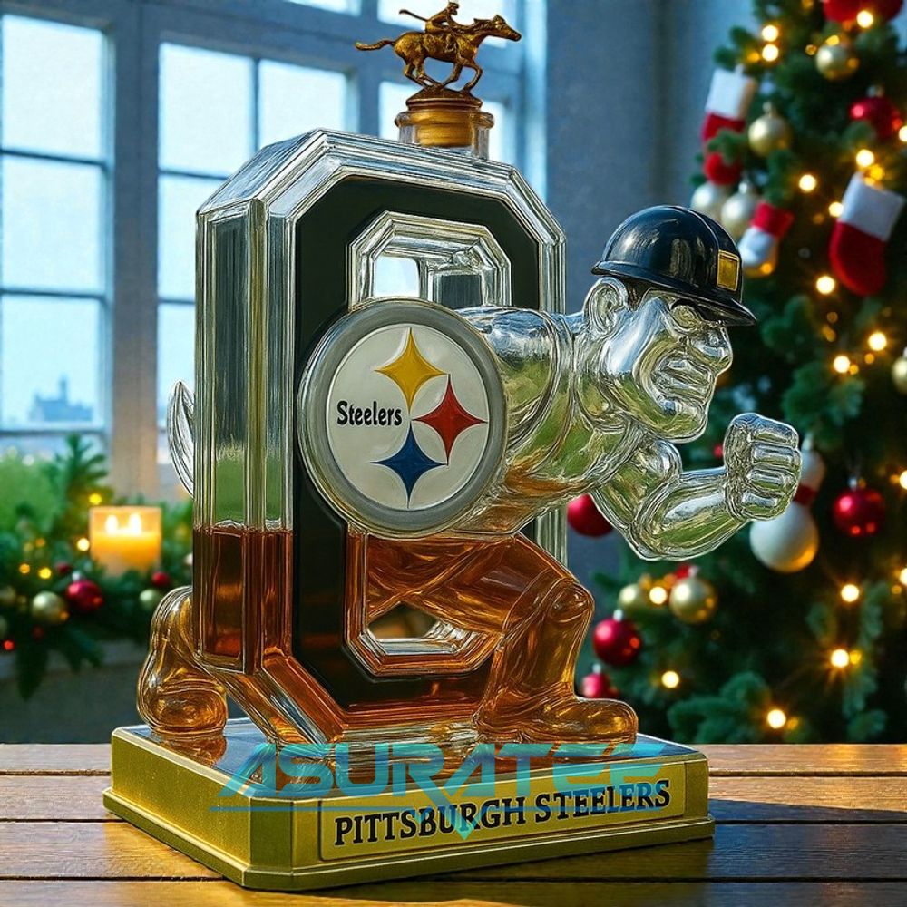 Pittsburgh Steelers Limited Edition Whiskey Bottle