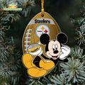 Pittsburgh Steelers Mickey Mouse Ornament Disney Christmas Decorations
