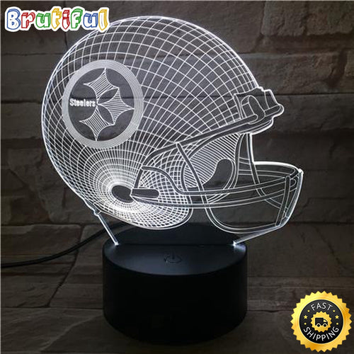 Pittsburgh Steelers Night Light Sports 3D Illusion LED Lamp