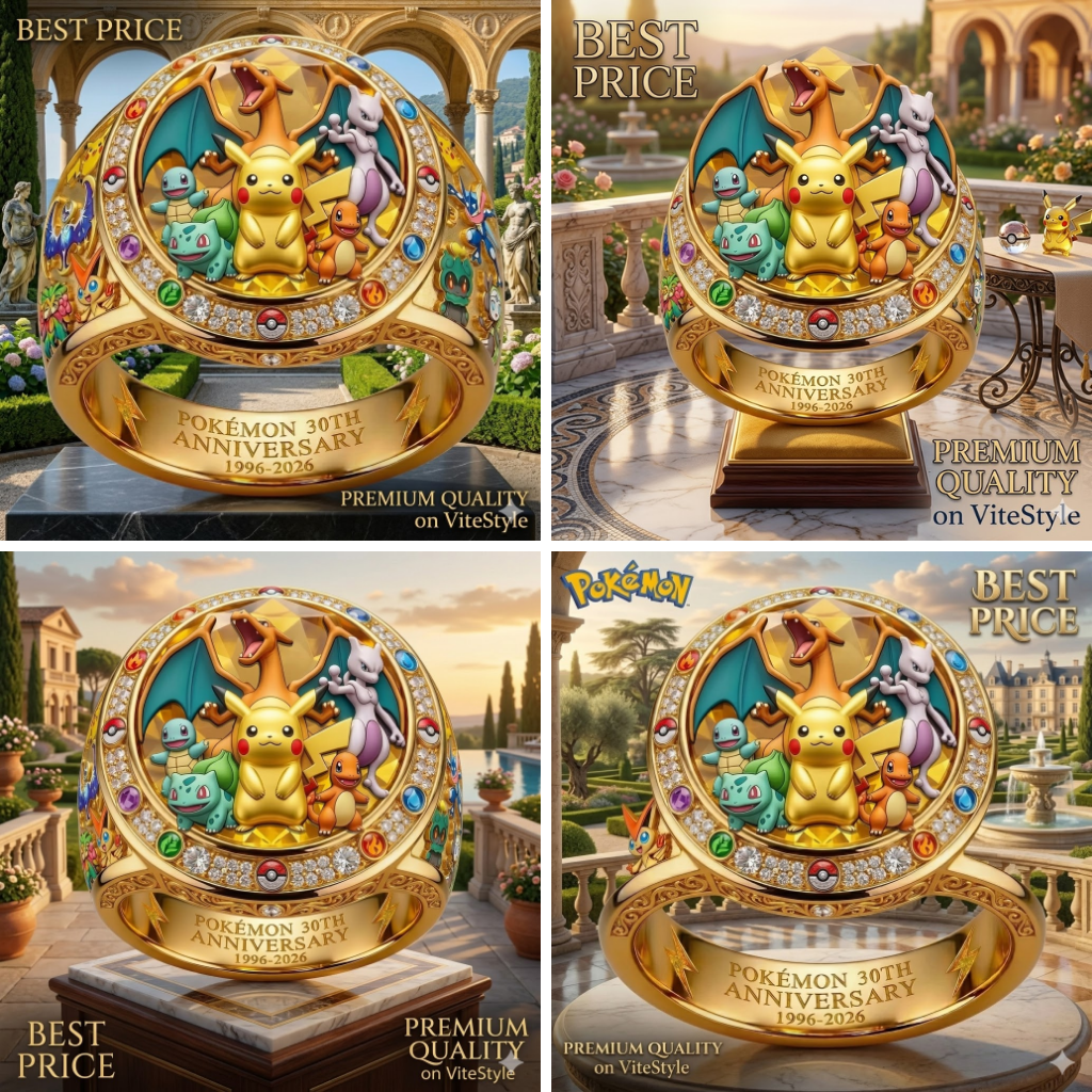 Pokémon 30th Anniversary Collector 3D Ring