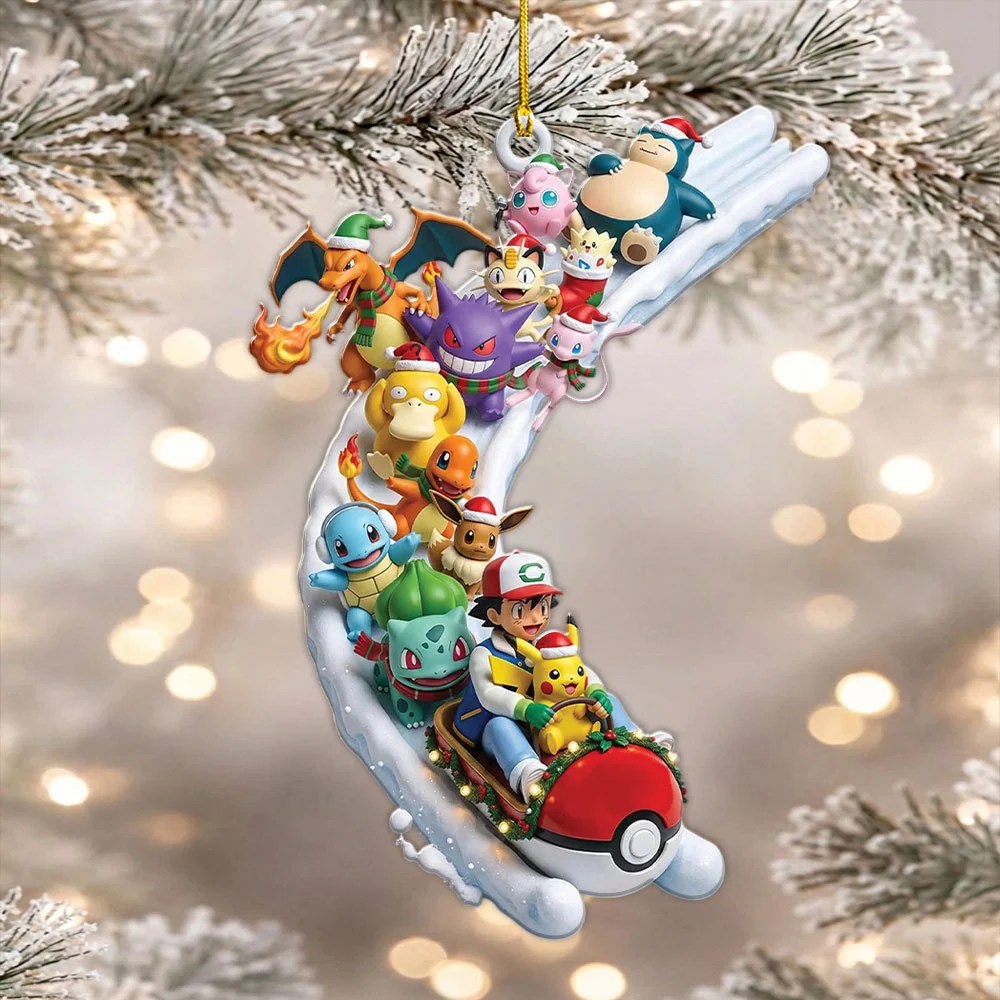 Pokemon Custom Shape 2-side Printed Acrylic Ornament – MAITM15506