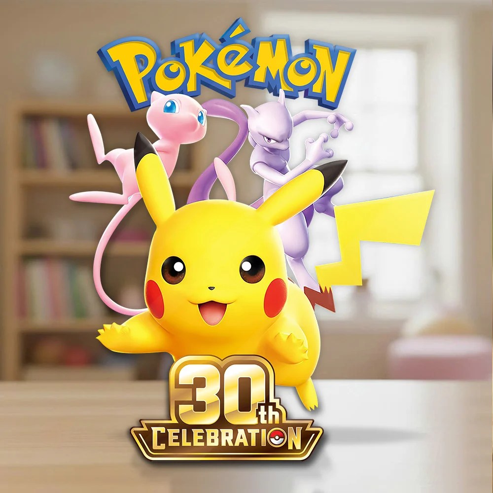 Pokemon TCG 30th Anniversary Custom Shape Acrylic Plaque – GNE9151