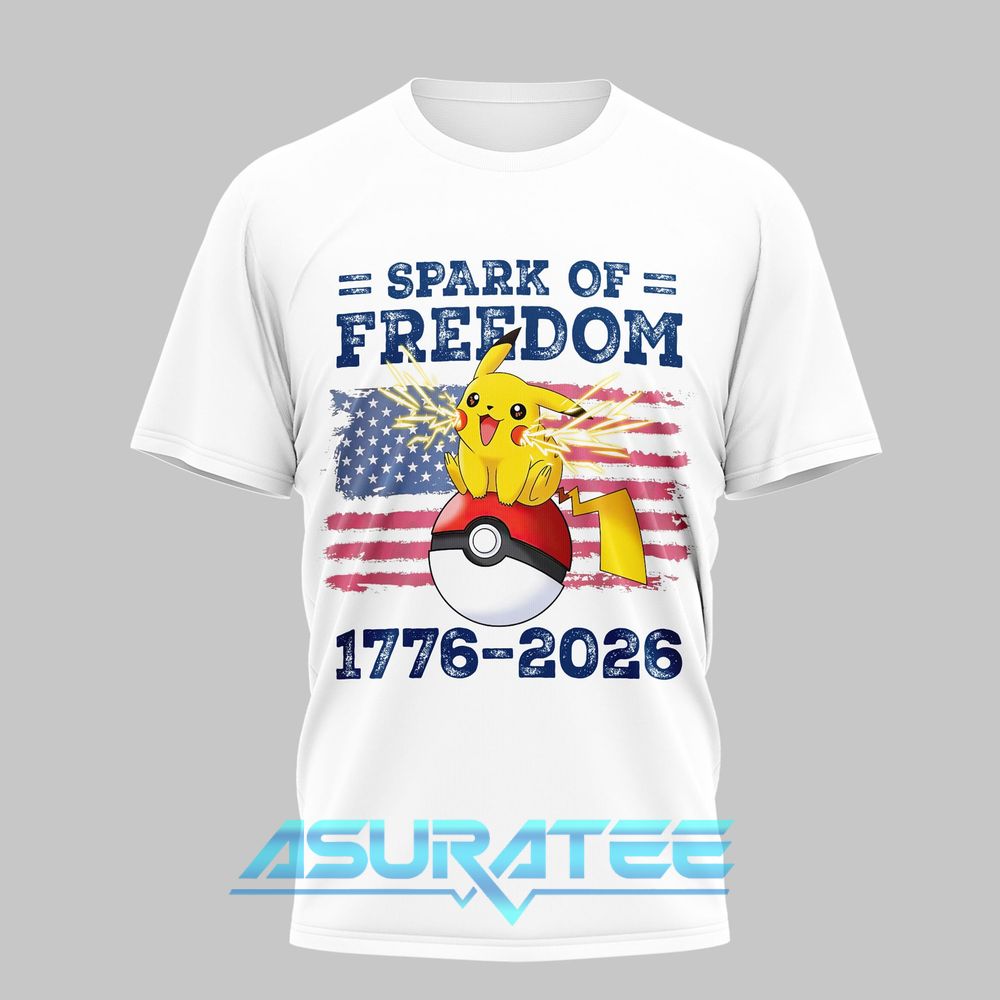 Pokémon Pika Love USA 250th Anniversary Special Shirt