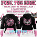Port Huron Prowlers 2026 Pink The Rink Limited Edition Hoodie