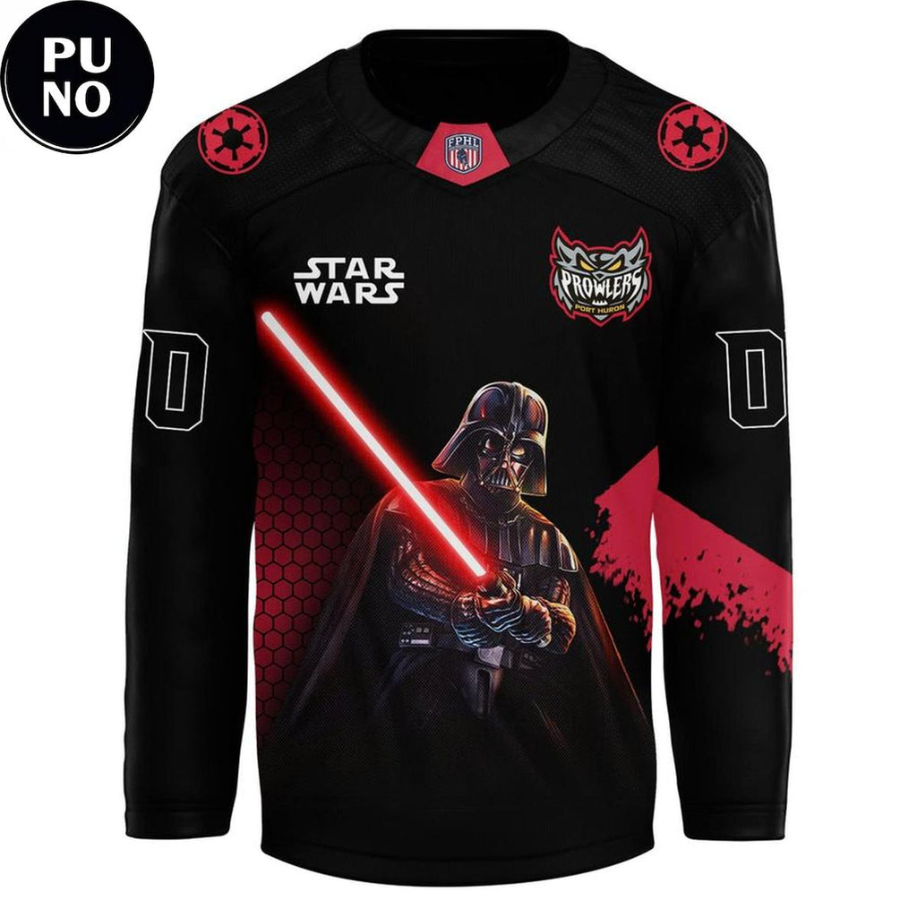 Port Huron Prowlers x Star Wars Night 2026 Personalized Hockey Jersey