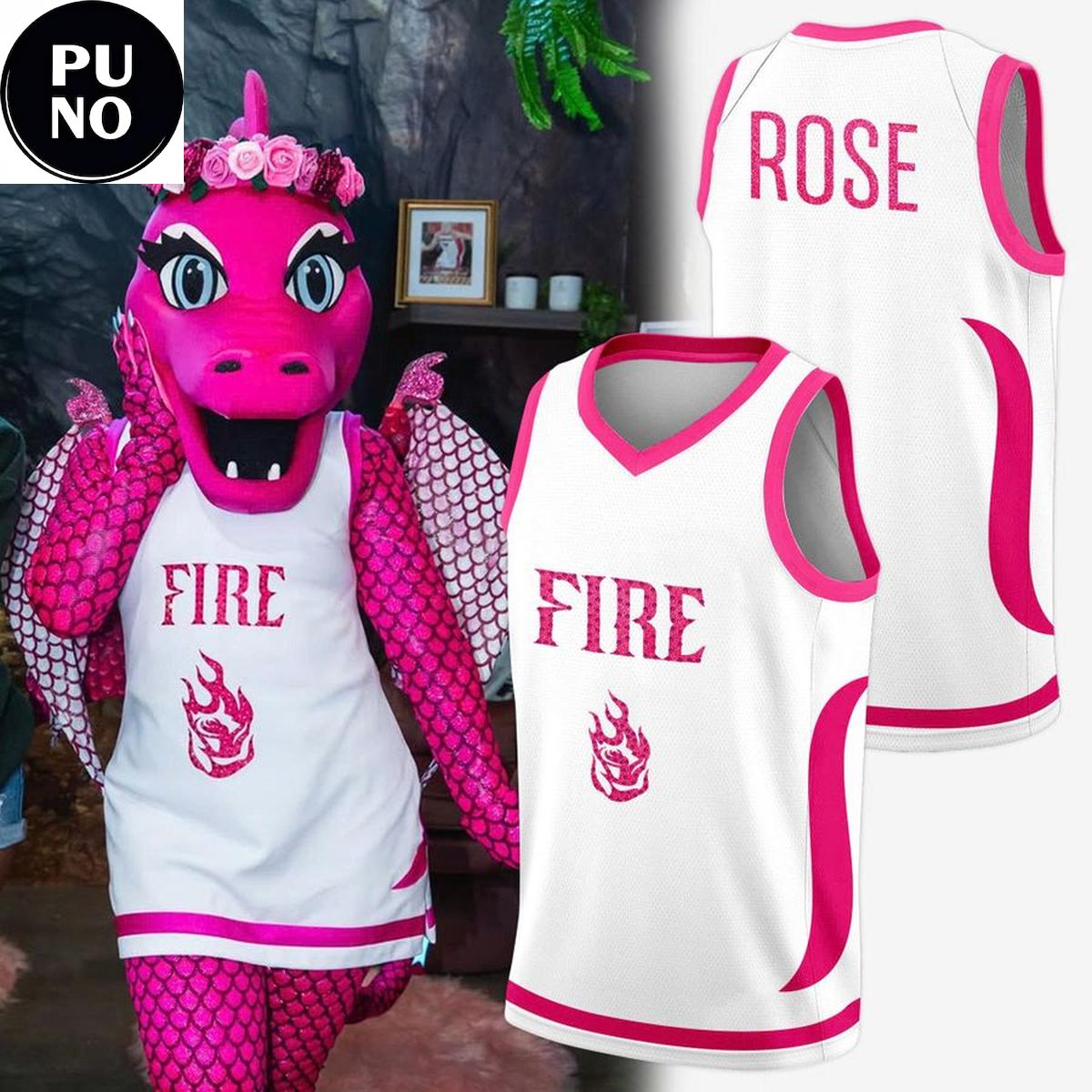 Portland Fire Rose Dragon 2026 Basketball Jersey