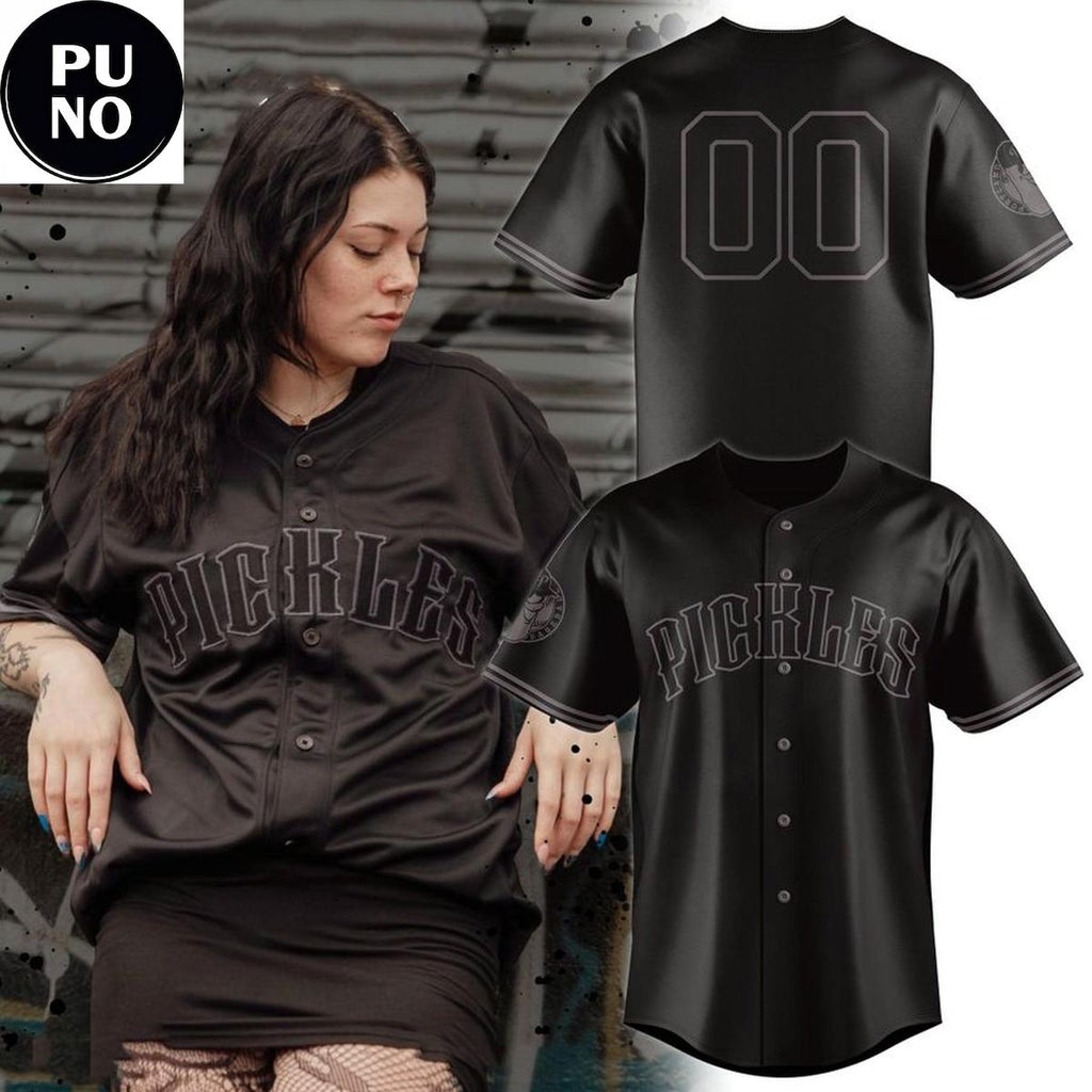 Portland Pickles x Emo Night Black 2026 Personalized Baseball Jersey
