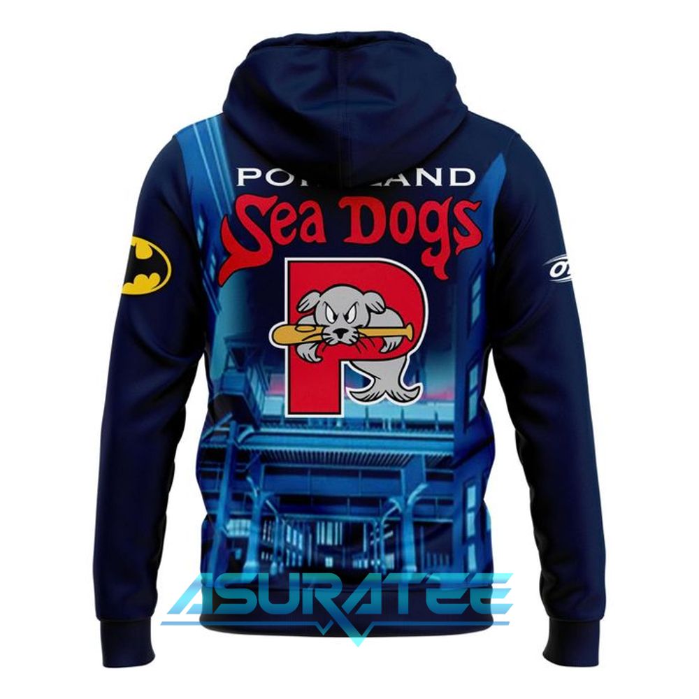 Portland Sea Dogs 2026 Batman Night Limited Edition Hoodie Set