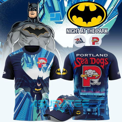 Portland Sea Dogs 2026 Batman Night Limited Edition Shirt
