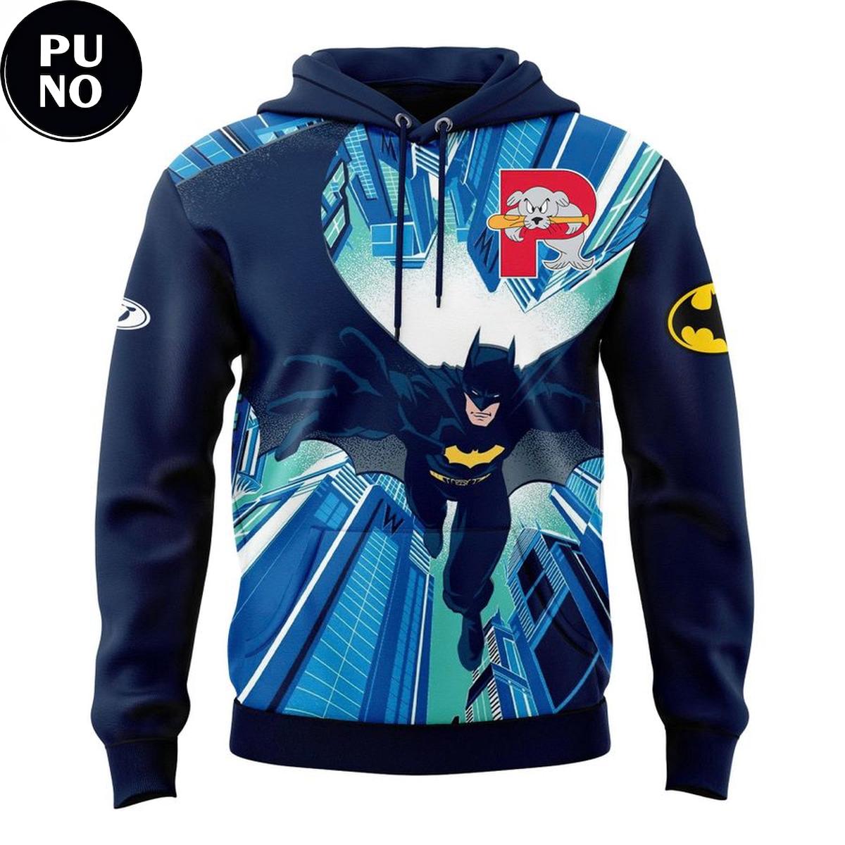 Portland Sea Dogs x Batman Night 2026 Night At The Part Hoodie T-Shirt