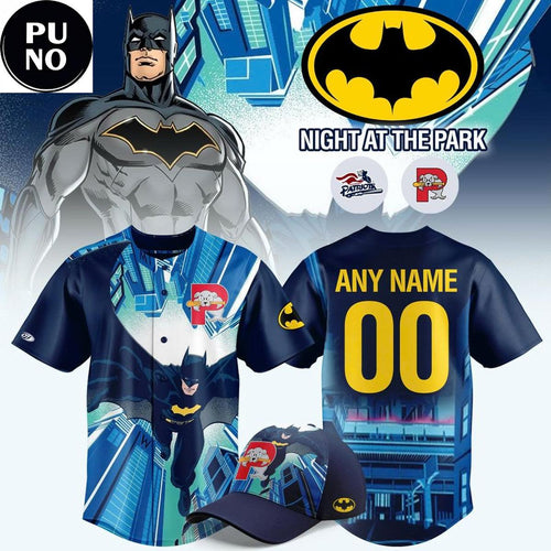 Portland Sea Dogs x Batman Night 2026 Night At The Part Personalized Baseball Jersey
