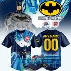 Portland Sea Dogs x Batman Night 2026 Special Baseball Jersey