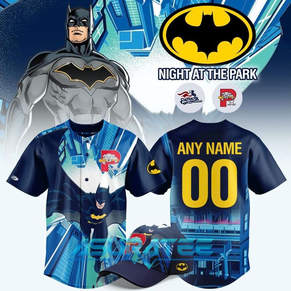 Portland Sea Dogs x Batman Night 2026 Special Baseball Jersey