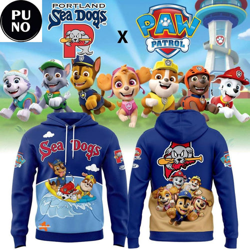 Portland Sea Dogs x Paw Patrol Night 2026 Hoodie T-Shirt
